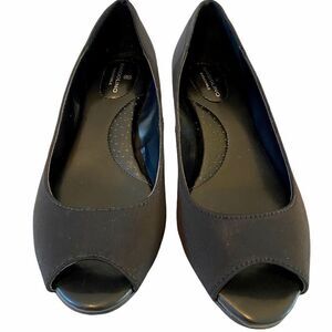 Bandalino  Flexible Black Open Toe  Wedge.